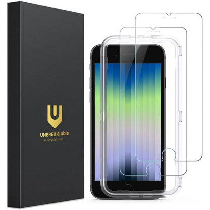Panzerfolie iPhone SE 2022/2020 (2 Stück), Schutzglas 9H