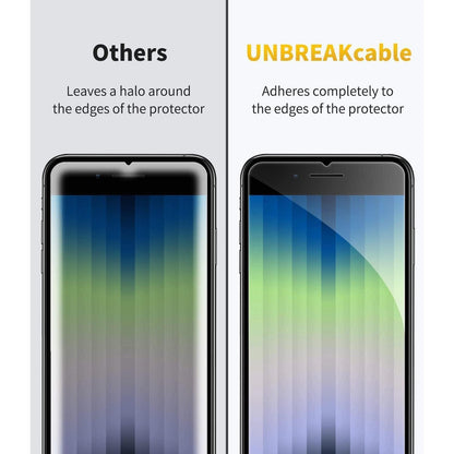 Panzerfolie iPhone SE 2022/2020 (2 Stück), Schutzglas 9H