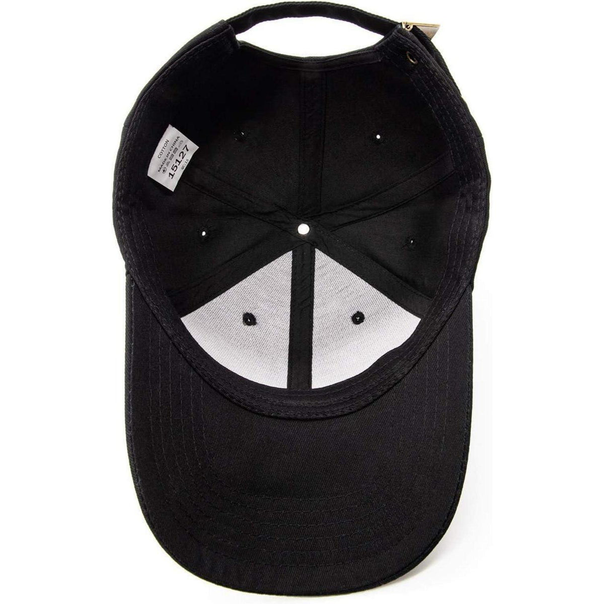 Baumwoll Baseball Cap Damen Herren Verstellbar Atmungsaktiv Schwarz