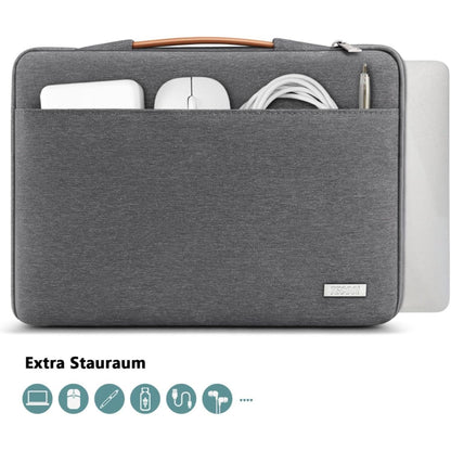 TECOOL 15.6 Zoll Stoßfest Spritzwasserfest Laptoptasche