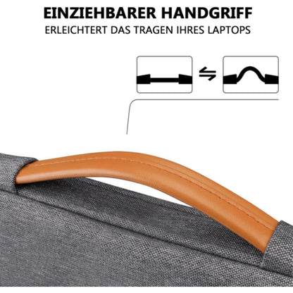 TECOOL 15.6 Zoll Stoßfest Spritzwasserfest Laptoptasche