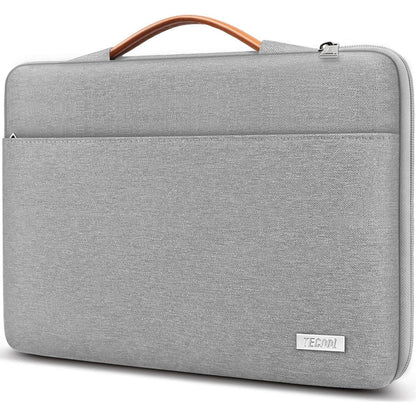 TECOOL 15.6 Zoll Graue Stoßfeste Laptoptasche für Laptop