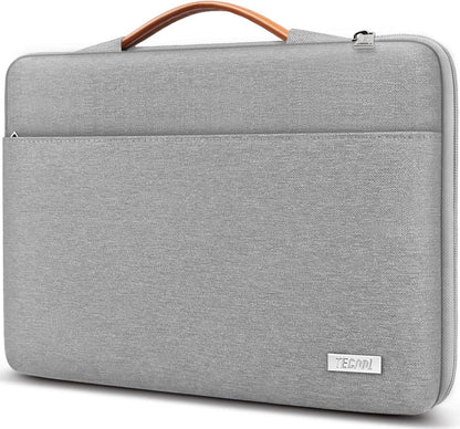 Laptoptasche 15.6 Zoll Stoßfest Spritzwasserfest Grau