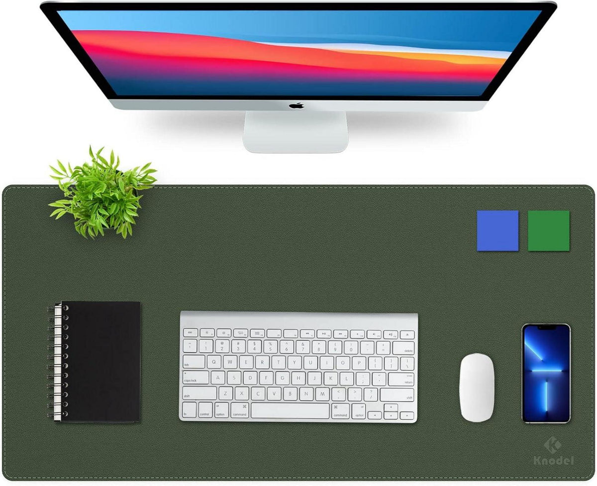 Upgrade Tischunterlage Schreibtischunterlage PVC-Leder 80x40cm