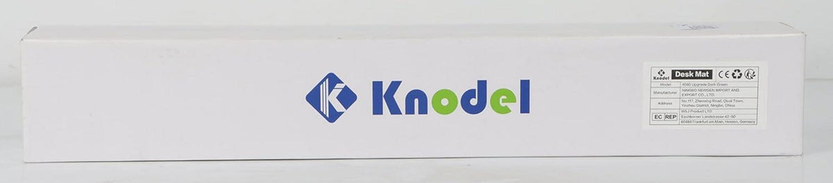 Knodel Upgrade PVC-Leder Tischunterlage 80x40cm Wasserdicht Schwarz