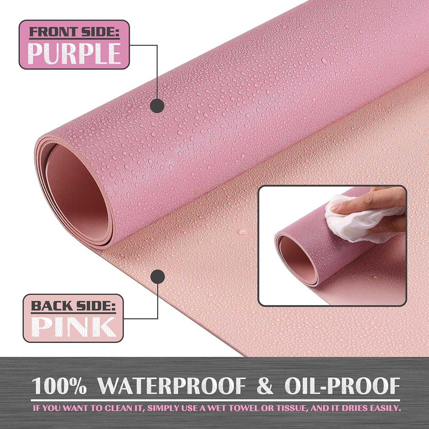 Wasserdichte Schreibtischunterlage 60x35cm PVC doppelseitig