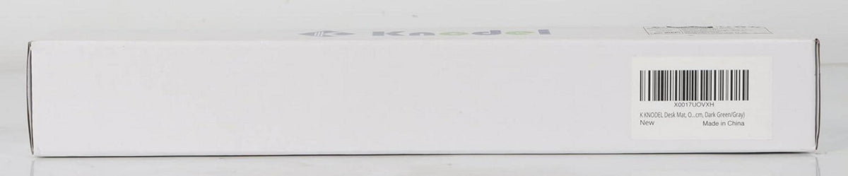 Knodel Große PVC-Leder Schreibtischunterlage, Wasserdicht, Doppelseitig, Dunkelgrün/Grau 60x35cm