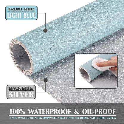 Wasserdichte Schreibtischunterlage 60x35cm PVC doppelseitig
