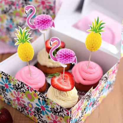 Party Zubehör Cocktail Deko Sticks 100 Stück Papier Pfau