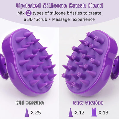 Kopfhaut Massage Bürste Silikonborsten Empfindliche Kopfhaut