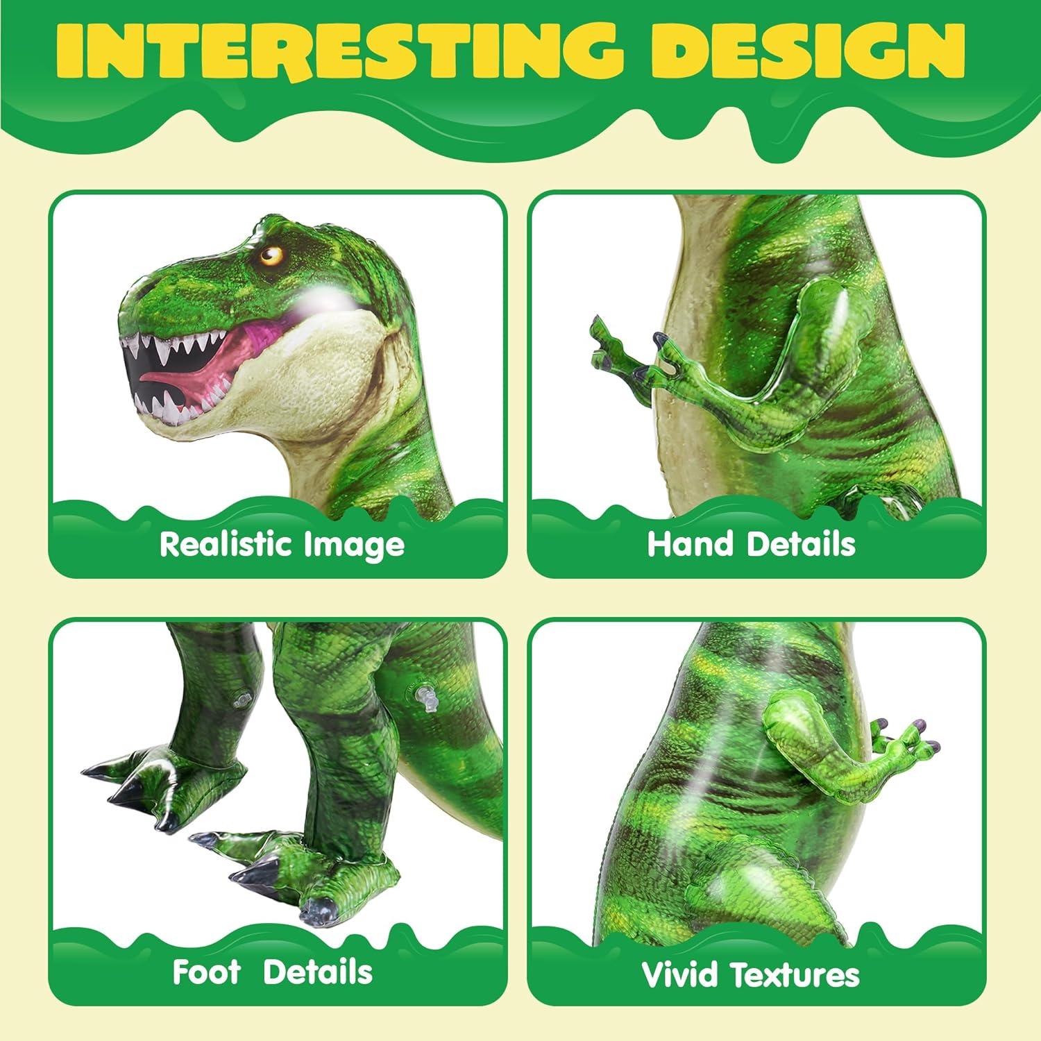 Aufblasbarer Dinosaurier T-Rex 76,2 cm grün - Pool Party