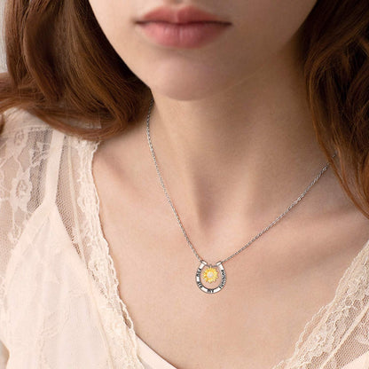 VONALA Sonnenblume Gänseblümchen Halskette Sterling Silber Anhänger Schmuck Frauen