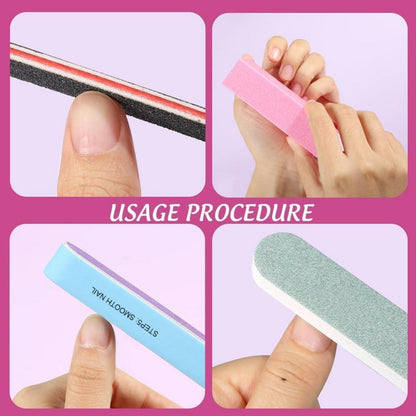 Nagelfeilen Set 20 Stücke Professionelle Buffer 100/180