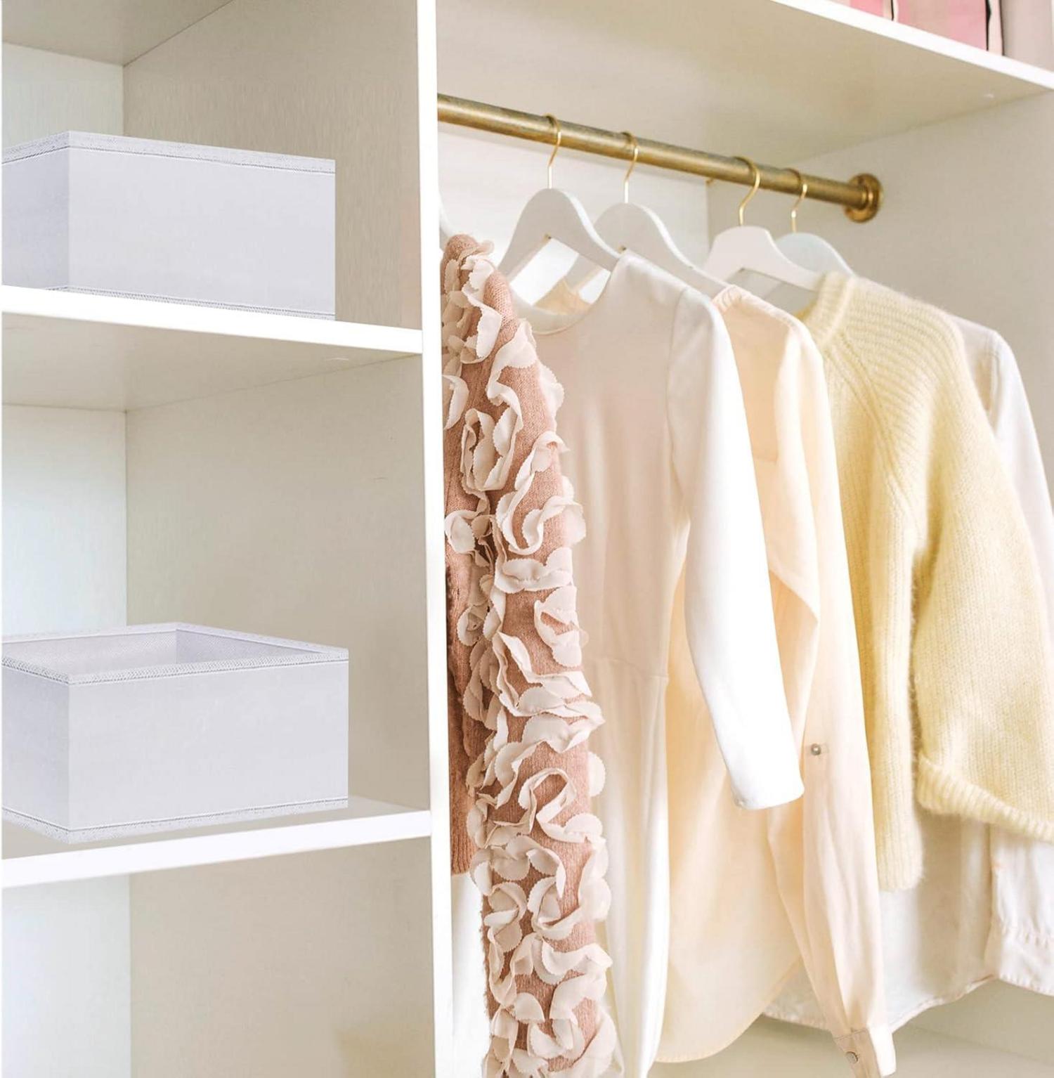 Aufbewahrungsbox Stoff faltbare Organizer Set für Kleidung