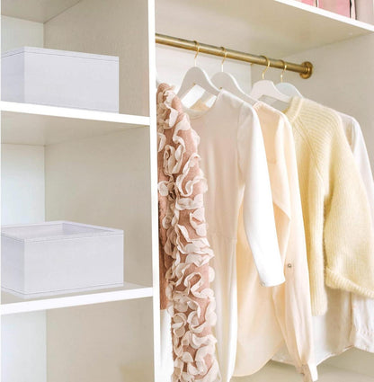 Aufbewahrungsbox Stoff faltbare Organizer Set für Kleidung