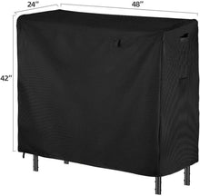 Kaminholzregal Abdeckung 122cm Wasserdicht 600D Oxford