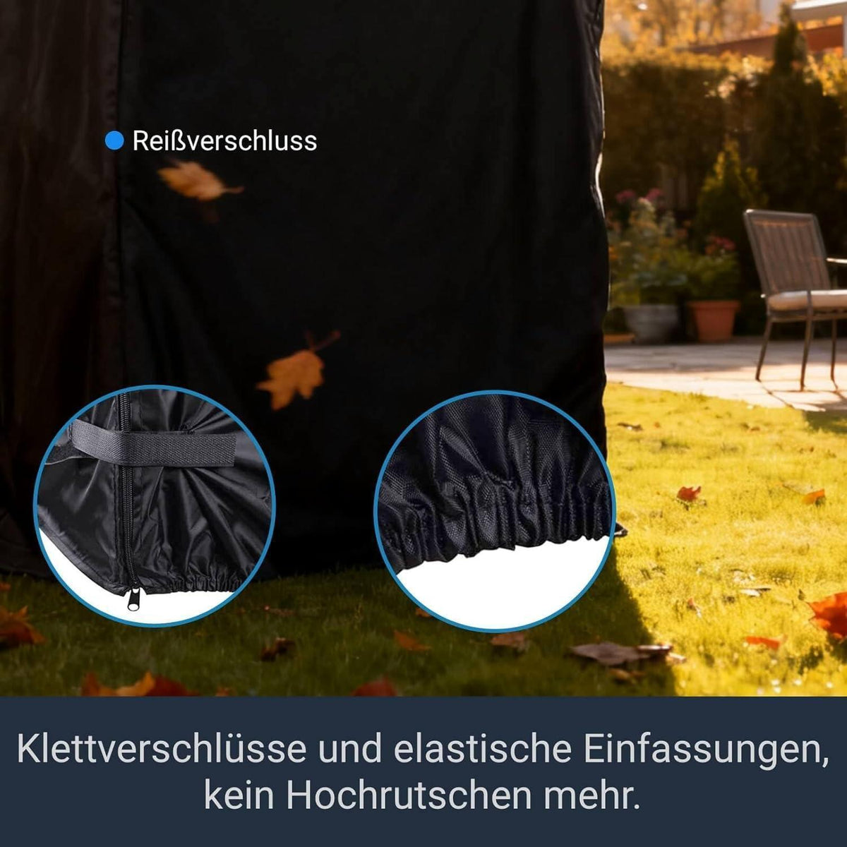 Strandkorb Schutzhülle Winterfest, 2 Sitze, Wasserdicht