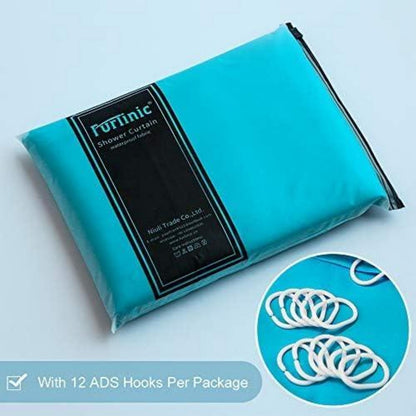 Duschvorhang 120x180 Textil Polyester Aquamarine Schimmelresistent