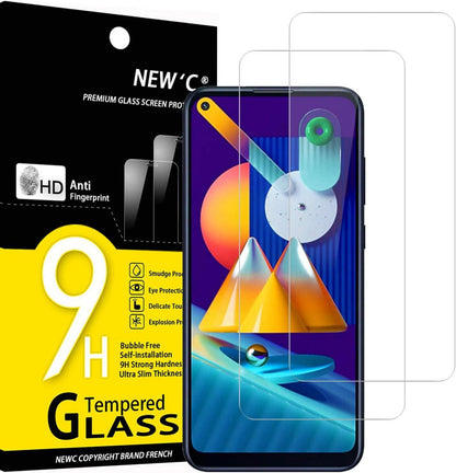 Panzer Schutzglas Samsung Galaxy A11 M11 2er Set 9H HD Ultra-klar