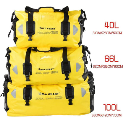 Wasserdichte Reisetasche 66L – Kajak, Camping & Motorrad