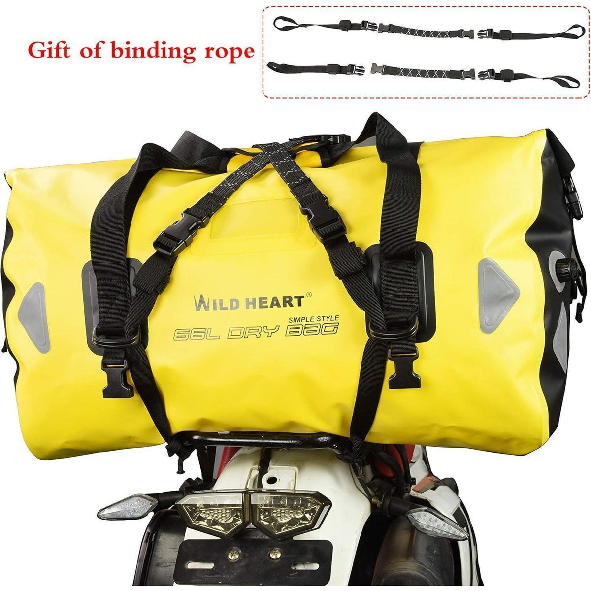 Wasserdichte Reisetasche 66L – Kajak, Camping & Motorrad