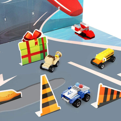D-FantiX Weihnachts-Adventskalender mit Fahrzeugen 24 Tage