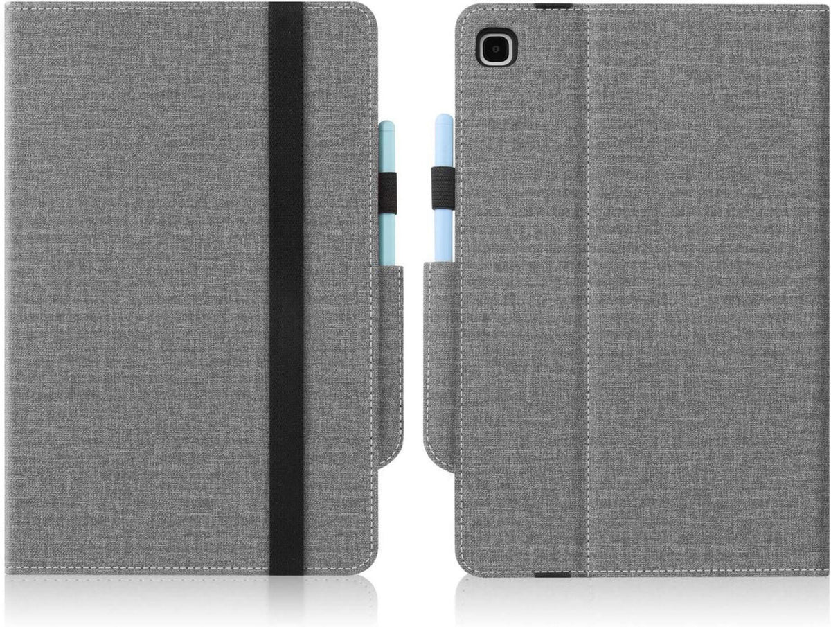 Hülle Tab S6 Lite 10.4 Zoll Samsung Galaxy Stand Leder Grau