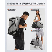 Sporttasche 47L Rucksack mit Schuhfach Nassfach Wochen