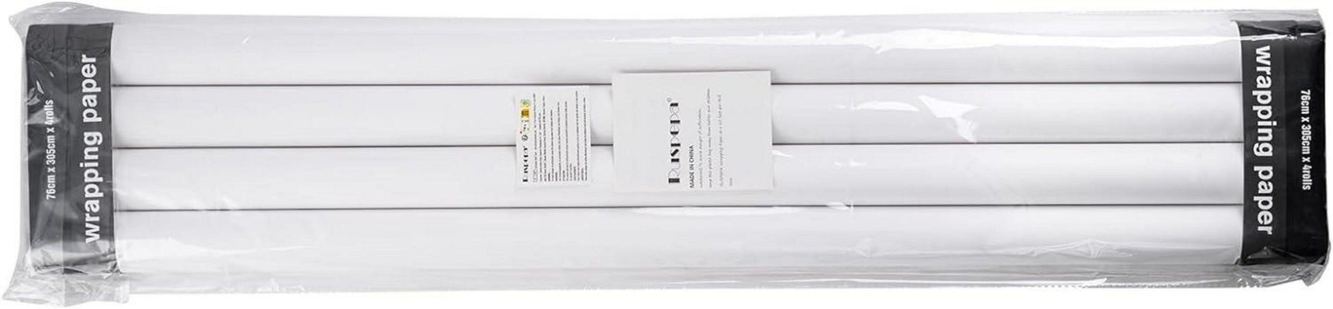 RUSPEPA Geschenkpapier Kraftpapier Geburtstag 4 Rollen 76x305cm