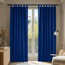 Verdunklungsvorhänge Königsblau 2er Set, 175x140 cm, Kälteschutz