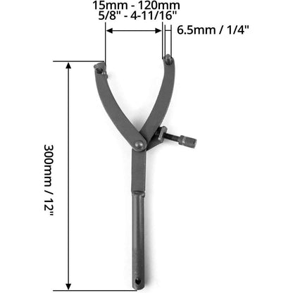 QWORK® Haltewerkzeug universal für Kupplung Motorrad