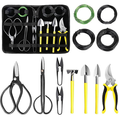 Bonsai Werkzeug Kit 13 teilig Scheren Draht Mini Werkzeuge