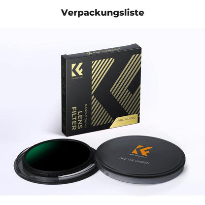 86mm ND1000 Graufilter 10 Blendenstufen Slim