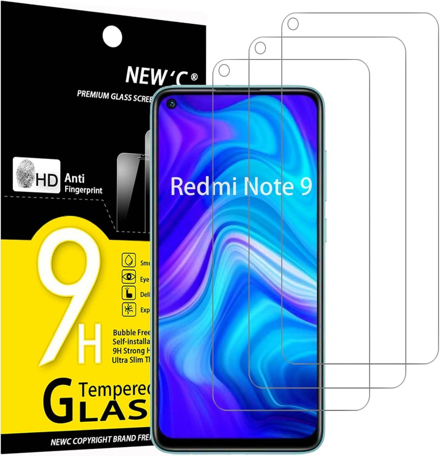 Panzer Schutz Glas für Xiaomi Redmi Note 9 10X 4G 3er Pack