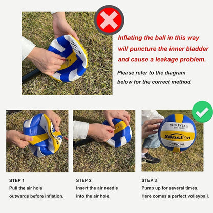 Senston Volleyball Soft Touch Offizielle Größe 5 mit