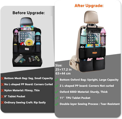 Auto Rücksitz Organizer Tablet Taschen Kinder 11-Zoll Wasserdicht