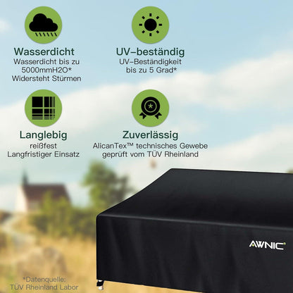 Sofaüberzug 3-Sitzer Wasserdicht & UV-Schutz 220x85cm