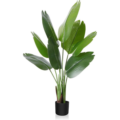 Künstliche Paradiesvogel Palme 150cm - Tropische Pflanze mit