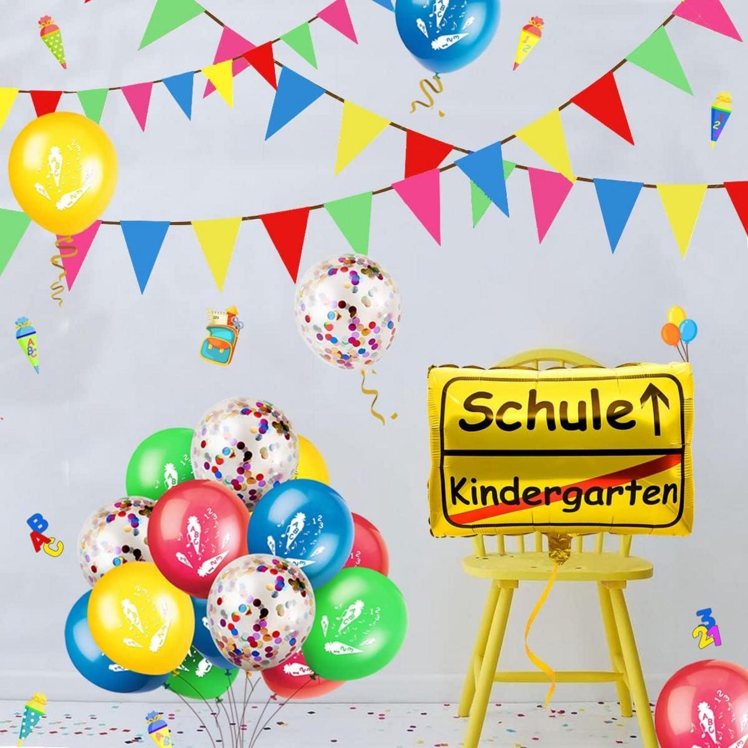 Einschulung Deko Set Alles Gute Zum Schulanfang Jungen Mädchen