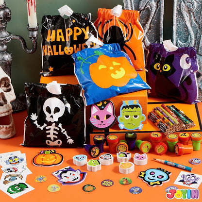 168-teiliges Halloween Schreibwaren Set für Kinder mit