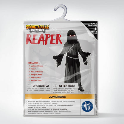 Sensenmann Kostüm Kinder Halloween Grim Reaper Boy X-Large Party