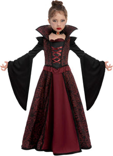 Spooktacular Royal Vampire Halloween Costume Set Girls Party