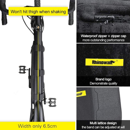 Fahrrad Rahmentasche 4L wasserdicht Triangeltasche für Mountainbike