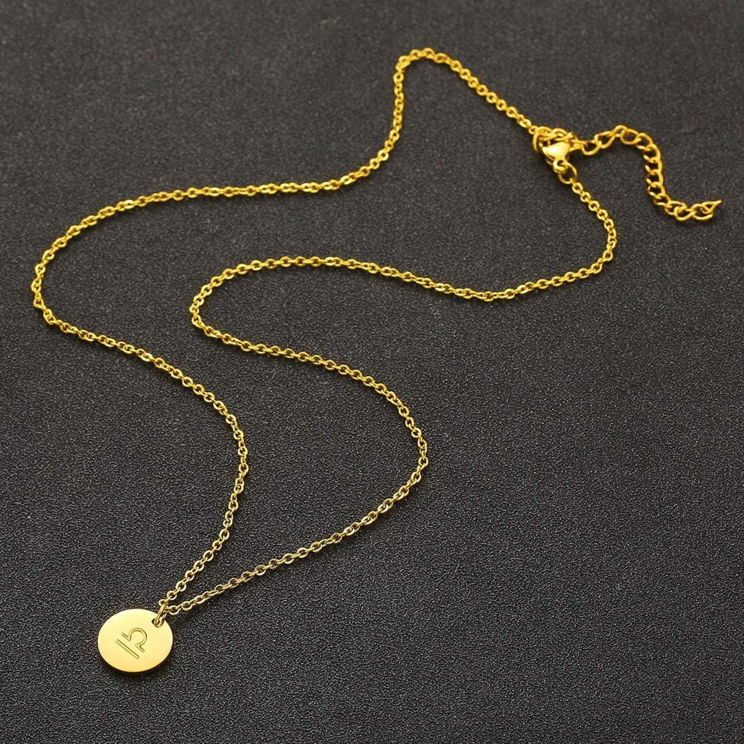 Sternzeichen Kette Gold Horoskop Mutter Tochter Waage