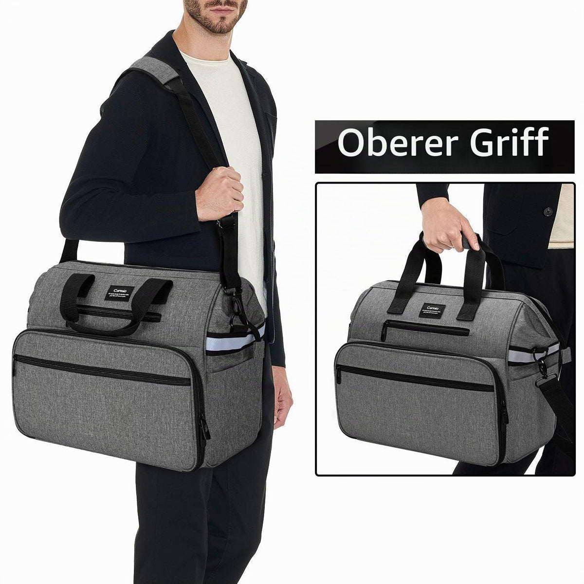Erste-Hilfe-Tasche Grau – Medizinische Aufbewahrungstasche