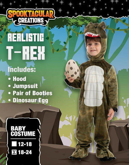 Kinder T-Rex Dinosaurier Kostüm Halloween Party Realistisches