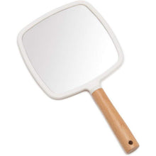 Handspiegel Holzgriff Make-up Rasieren tragbar Damen