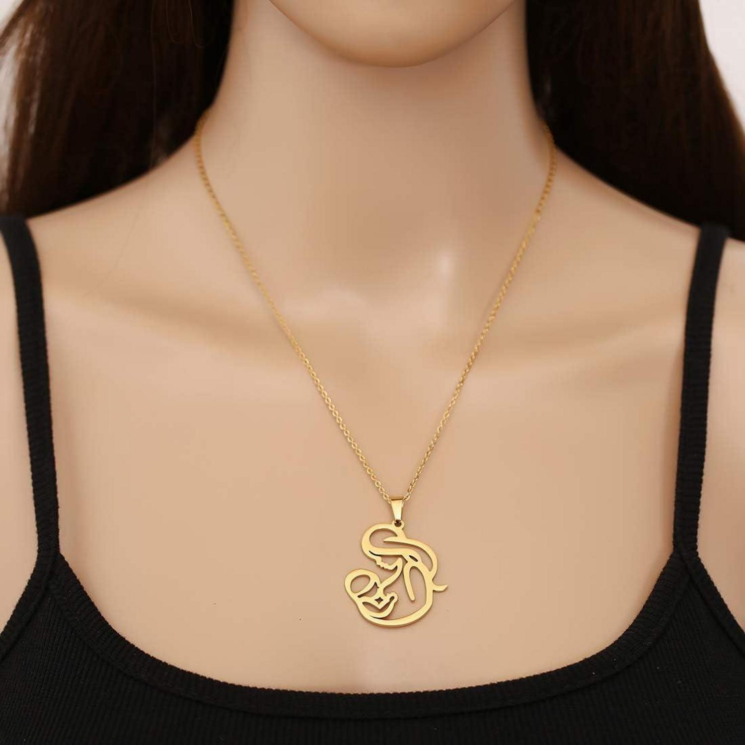 Mutter Geschenk Mama Kette Lebensbaum Anhänger Halskette Gold/Silber
