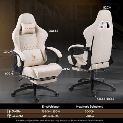 Ergonomischer Dowinx Gaming Stuhl mit Massage
