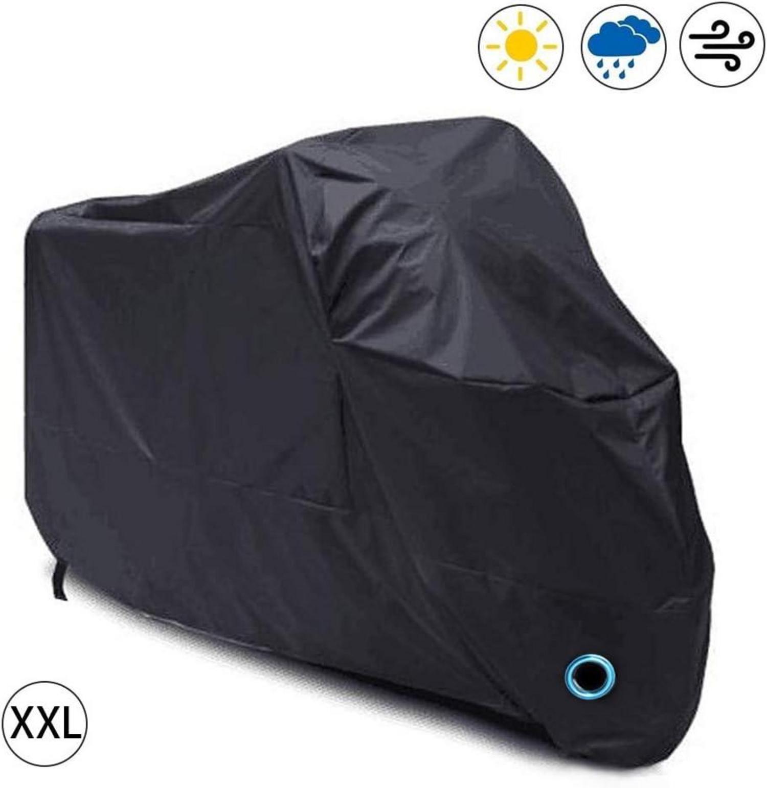 Motorradabdeckung XXL Abdeckplane Wasserdicht Staubdicht 190T Oxford